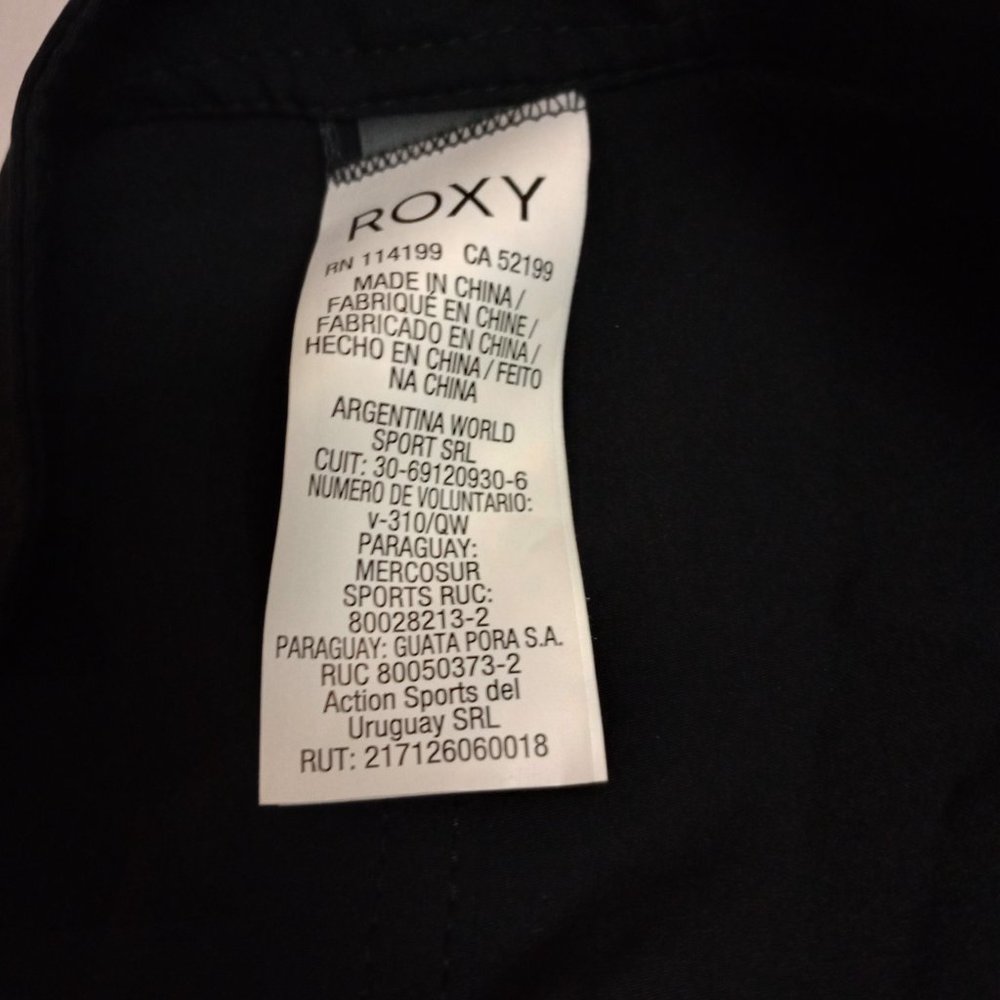 Roxy to Dye 2 Boardshort (True Black) Women's Swimwear Size XL NWT - Shorts only - Picture 5 of 9